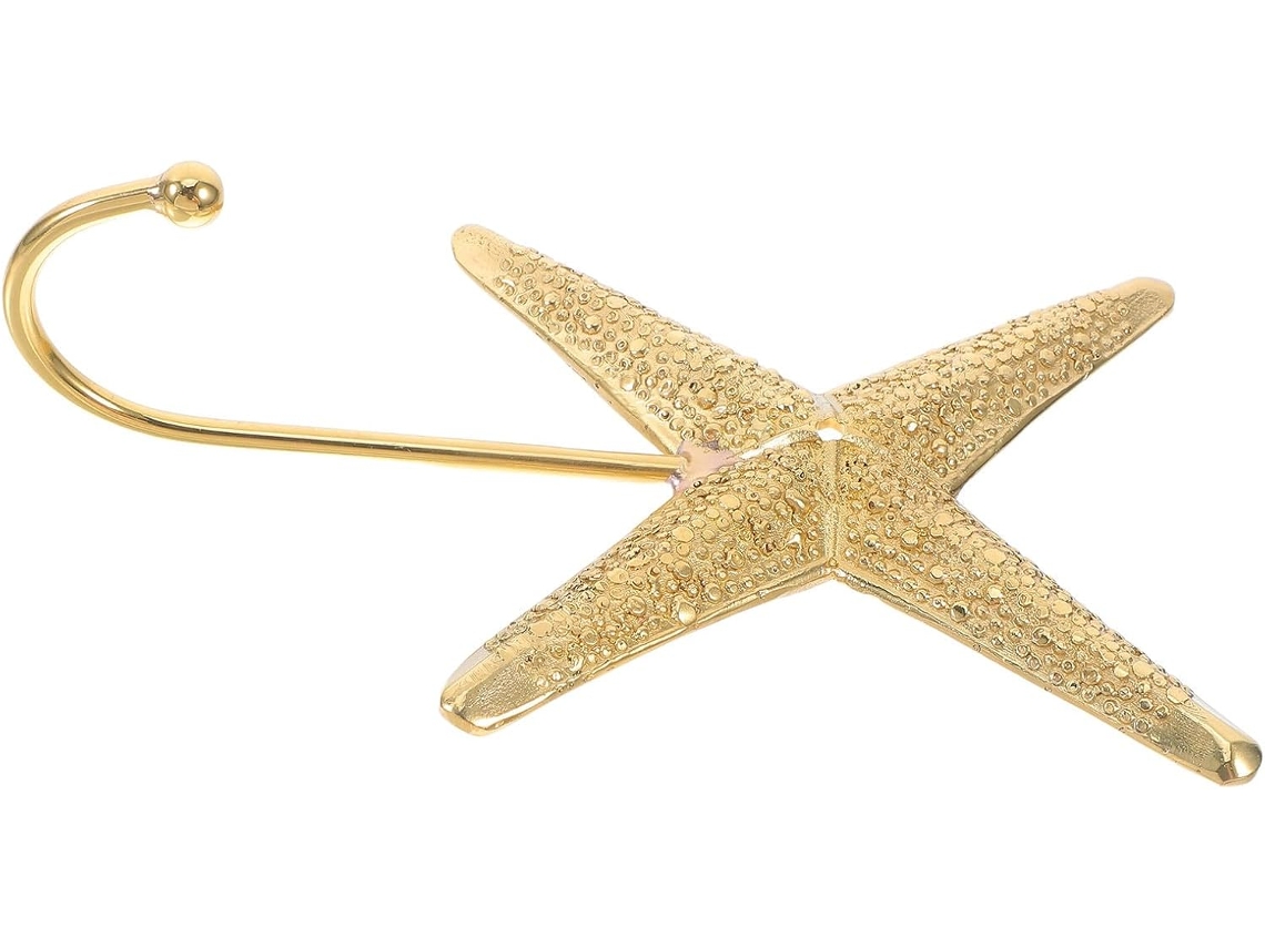Gancho De Parede Para Objetos, Em Latão, Dourado, Design Funcional