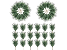 Palitos de Pinheiro Artificial para Decoração de Natal, 60p
