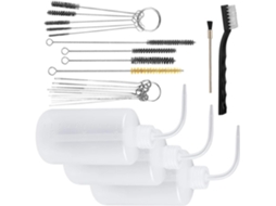 Kit De Limpeza Portátil Com Pulverizador De 24 Peças, Incluindo 4 Frascos De Lavagem Com Bico Aplicador E 21