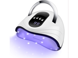 Lâmpada de unhas LED de 120 W com secagem rápida para cura de esmalte em gel, 4 temporizadores e sensor automático YUNZII