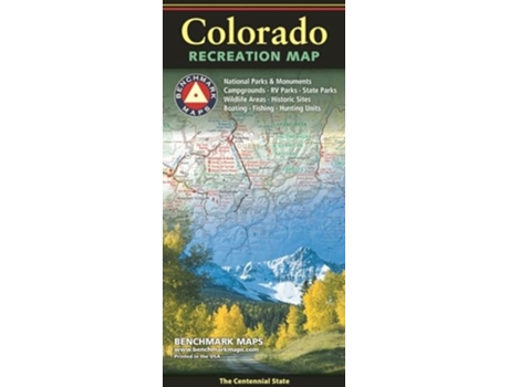 Livro Colorado Recreation Map de Benchmark Maps (Inglês)