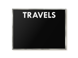 Magnetic Wall Board Travels For The Office Espelharte (80x60 Cm)