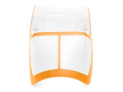 Vermelhoxk A300 beech D17s 550mm Envergadura Aeromodelo Rc Tampa da Janela de Substituição MDUG