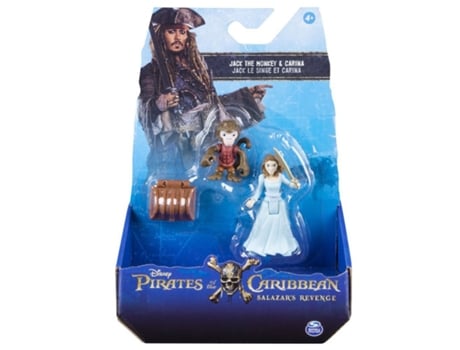Piratas Del Caribe Pack 2 Figuras J.monkey Amp Carina Bizakp21