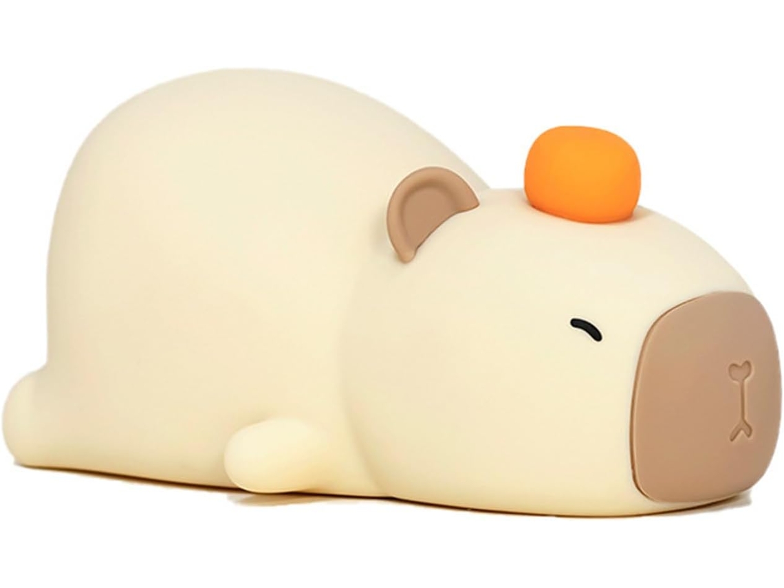 Luminária Noturna Funcional Em Formato De Capivara, Feita Com Usb E