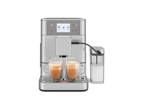 Máquina De Café Automática Com Moinho Kitchenaid Expresse Com Moinho Kf7 Aço 5kes8557esx