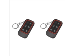 Controle Remoto Recarregável Para Porta De Garagem, Com Cópia De Frequência Total, Vermelho.