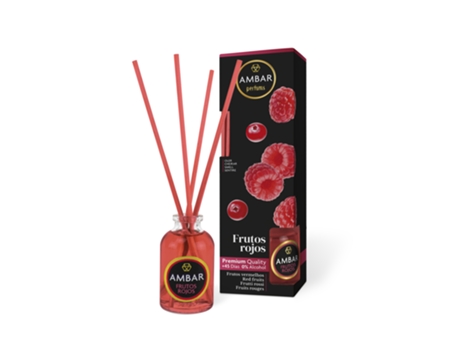 Ambientador Mikado Frutos Vermelhos Ambar 30Ml 45Dias AMBAR PERFUMS