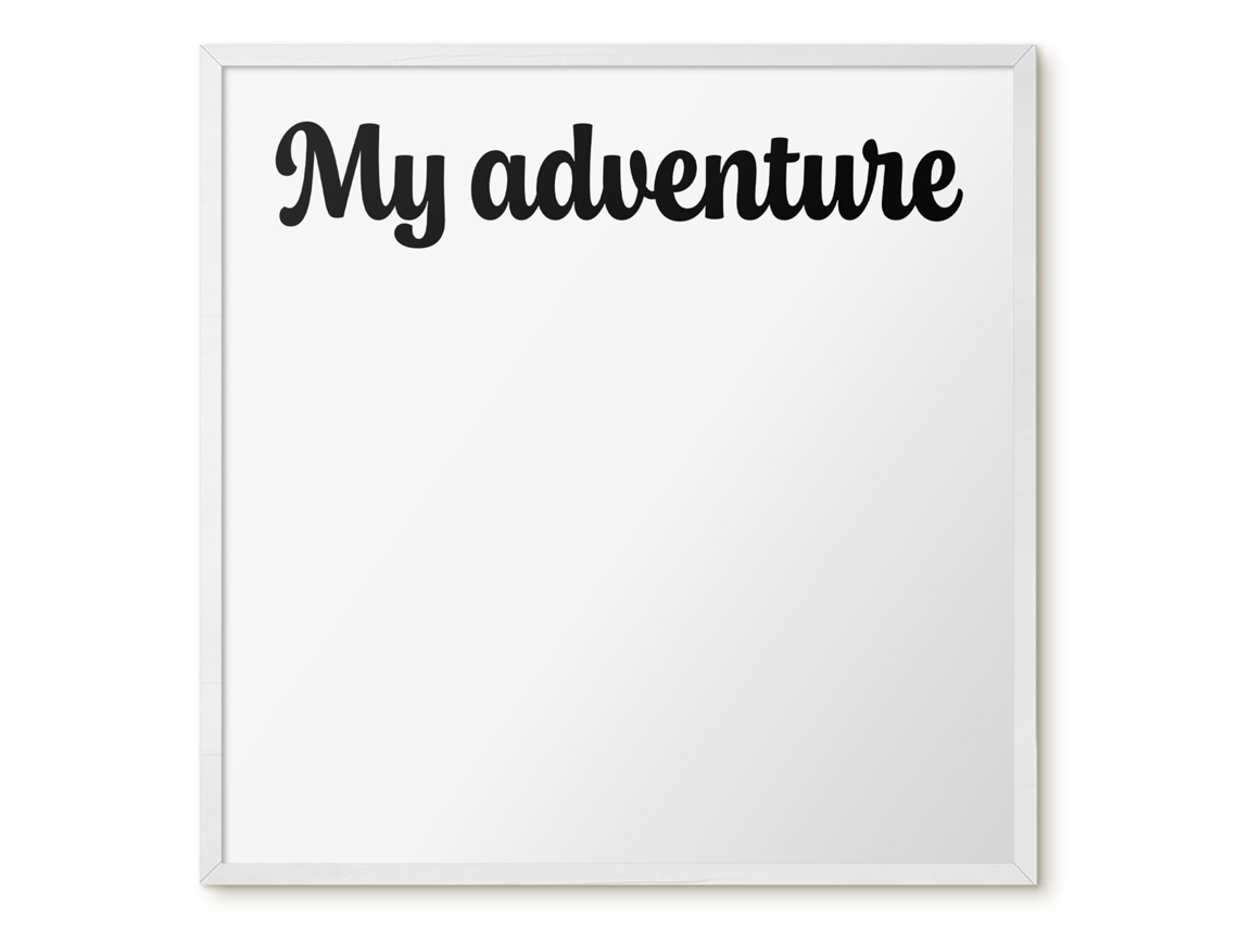 Magnetic Wall Board My Adventure For The Office Espelharte (50x50 Cm)