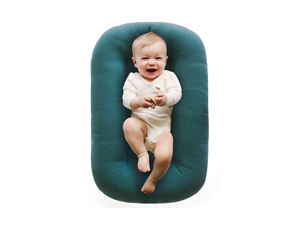 Ninho de Bebé EIFSON 0 24 Meses Algodão Respirável Portátil 75x45cm (verde)