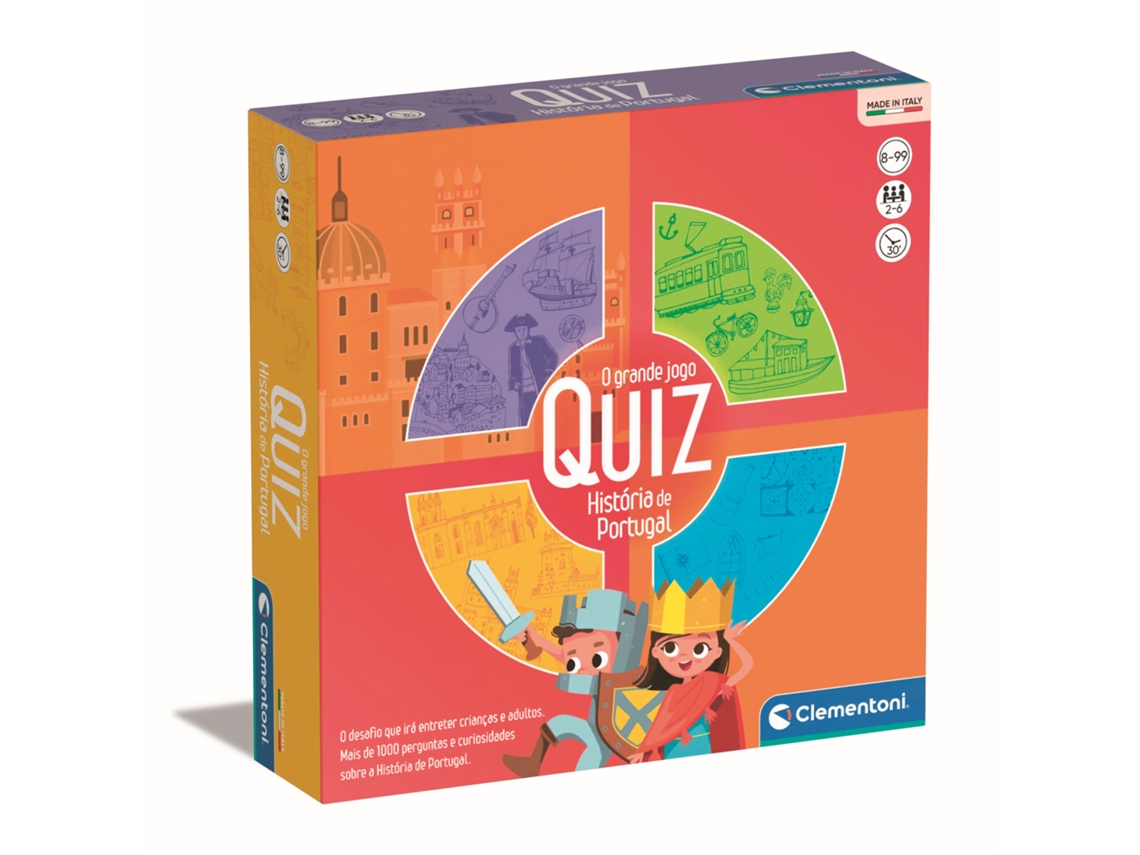 O Grande Jogo Quiz - História de Portugal CLEMENTONI (Idade Mínima: 8 anos)