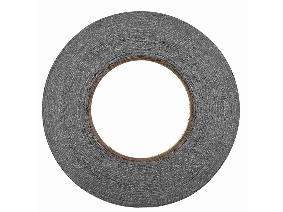 Fita Adesiva Dupla Face Preta 50m Para Reparo De Tela Lcd Celular Larga 5mm Forte E Resistente