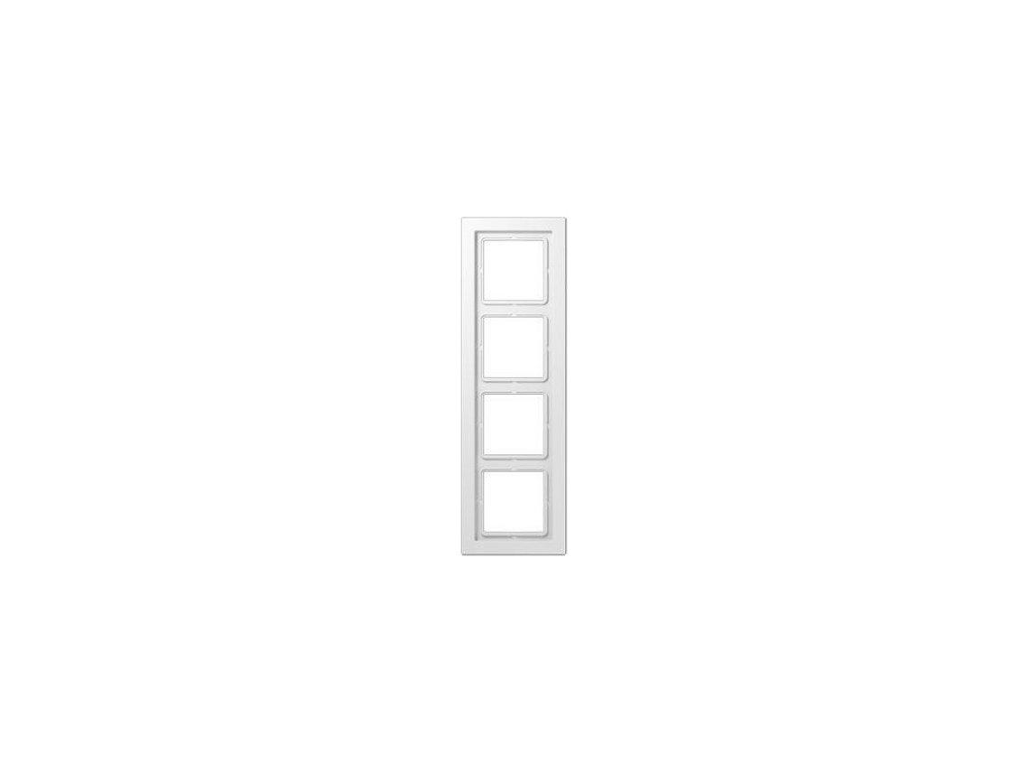 Moldura 4 Elementos Branco Ls Design Jung Lsd 984 Ww (11 Mm)