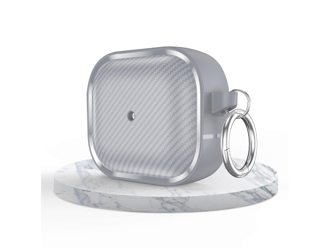 Capa para AirPods Série 3 com moldura para fotos em fibra de carbono. GIECY