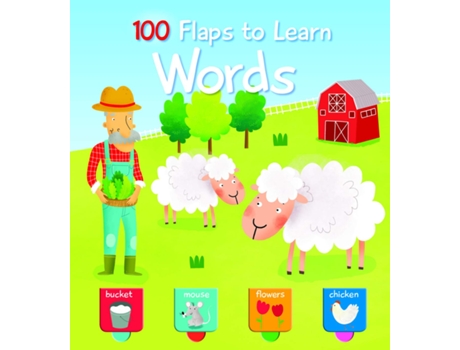Livro 100 FLAPS TO LEARN WORDS de Yoyo Books (Inglês - Capa Dura)