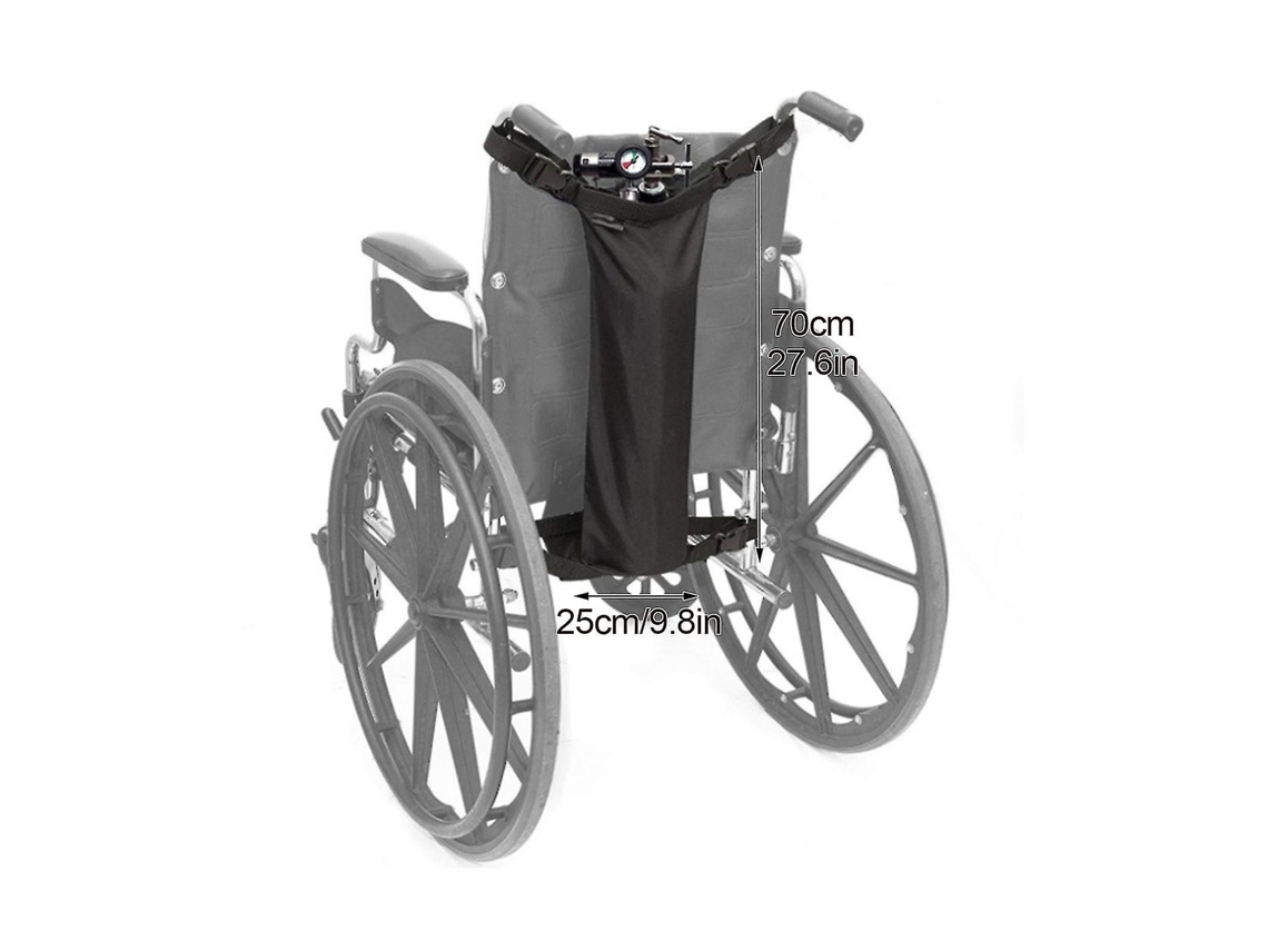 Bolsa Universal Para Cilindro De Oxigênio Com Fivelas, Compatível Com Qualquer Cadeira De Rodas