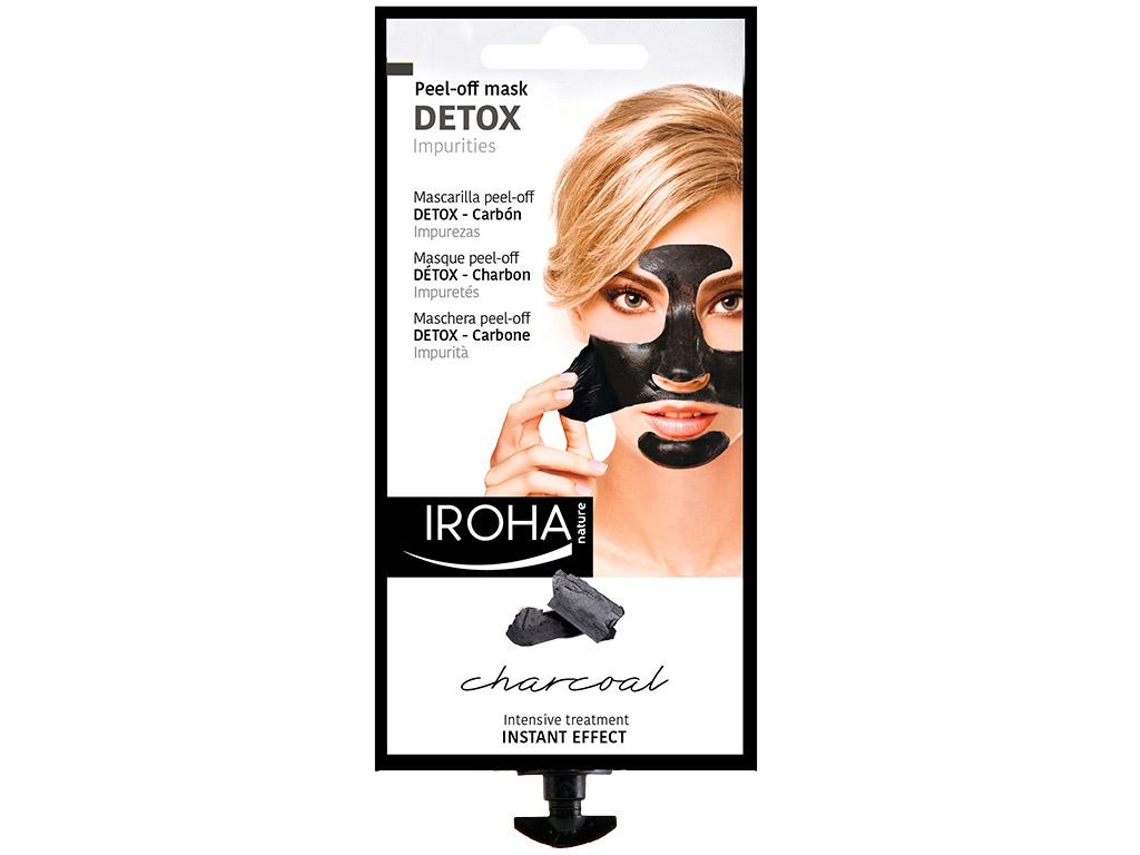 Máscara de Rosto IROHA NATURE Detox Charcoal Black Peel-Off Mask