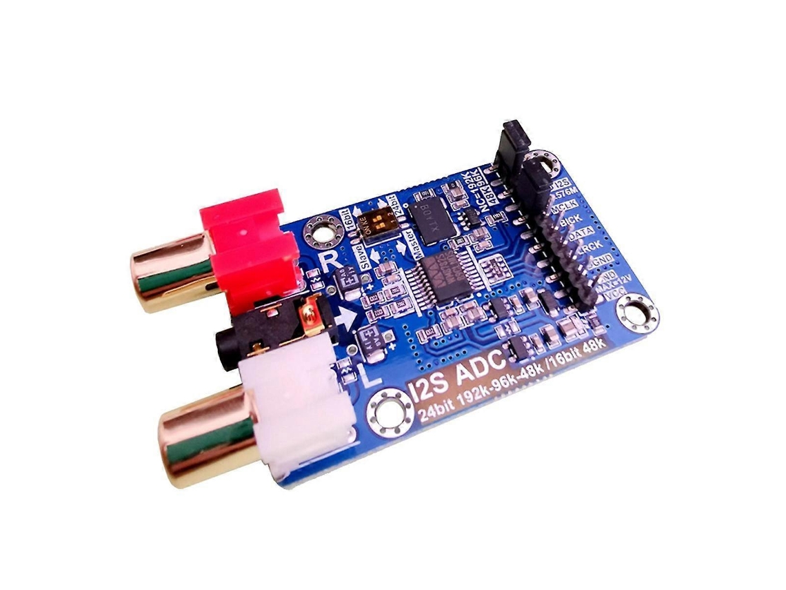 Módulo De Placa De Captura De Áudio I2s Adc I2s Modo Mestre/escravo 24 Bits 192k 96k 48k Dev Multifuncional Slowmoose