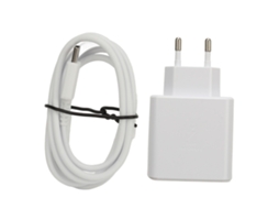Aetheria carregador de Parede Branco 45w com Cabo Usb C 1m para Celulares Inteligentes