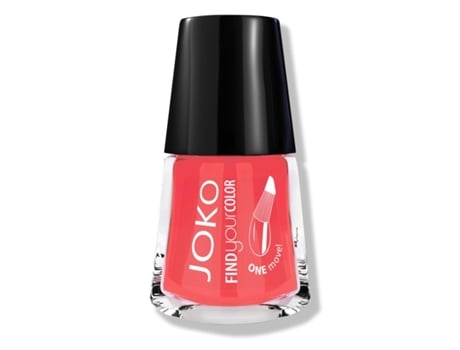 Encontre Sua Cor Esmalte Para Unhas Com Efeito Vinil 110 Coral Paraíso Fosco, 10ml Joko
