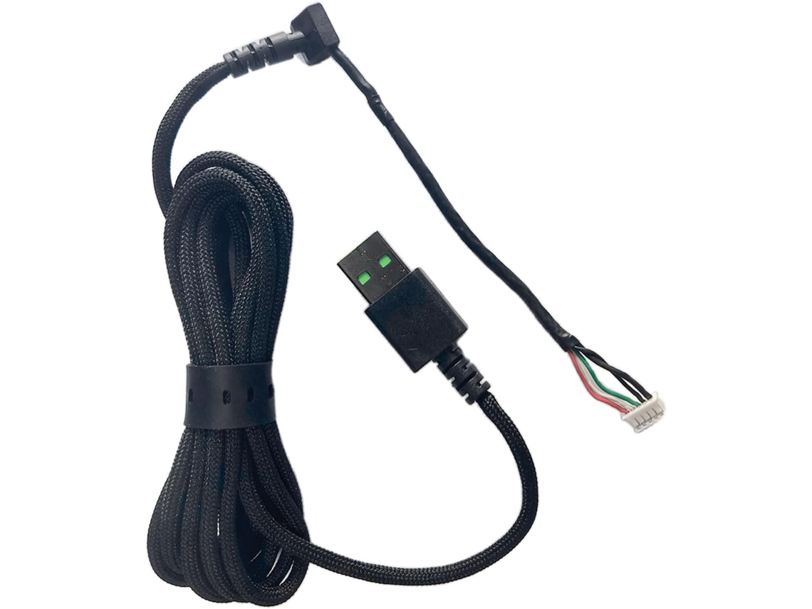 Cabo Usb Para Mouse, Usb, De Reposição Preto A Linha Jogos