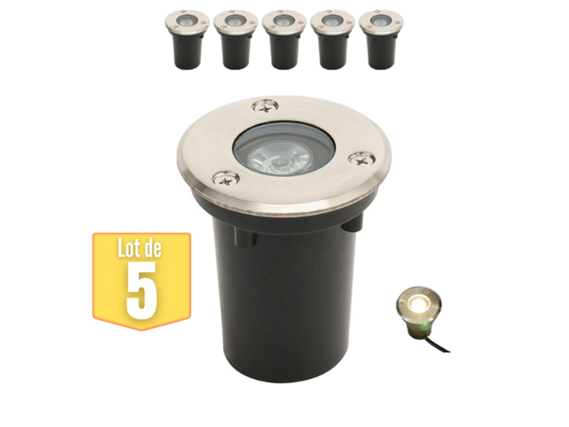Conjunto de 5 Leds À Prova D'Água -En 1W 100Lm 4000K Ip67 HOROZ ELECTRIC