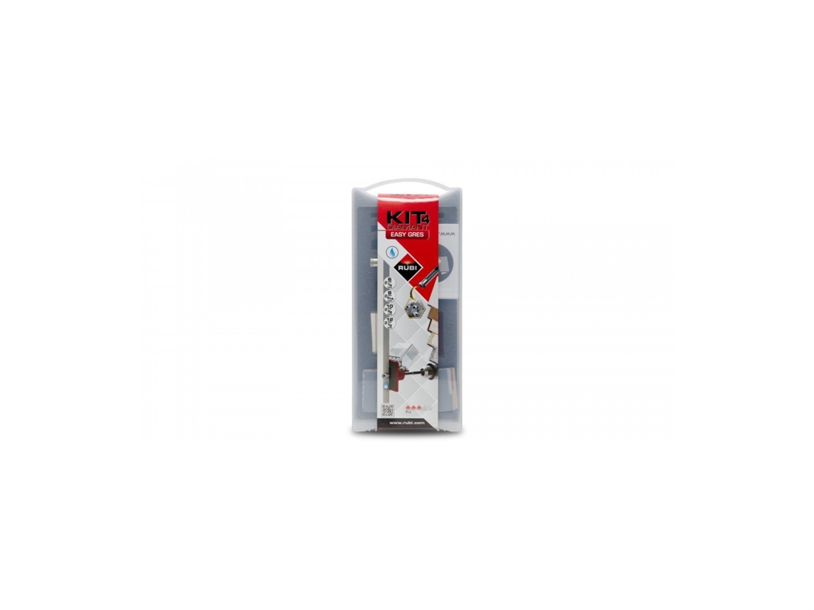 04904 Kit Brocas Easygres Ø6,8,10 E 12 MM RUBI