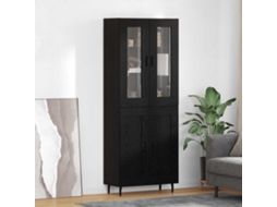 Vidaxl Buffê 2 Pcs Carvalho Preto Madeira Processada