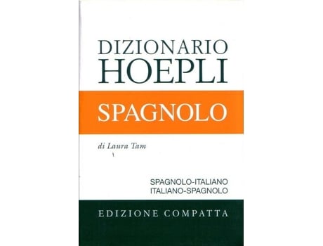 Livro Dizionario Hoepli Spagnolo. Edizione Compatta
