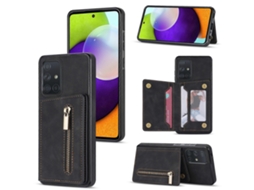 Capa Para Celular Samsung Galaxy A51 4g Com Zíper E Porta-cartões.