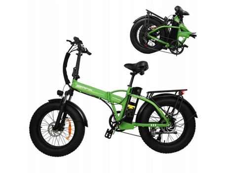 Bicicleta Elétrica Baolujie D1 1000w 48v 125ah Velocidade Máxima 42 Kmh Verde
