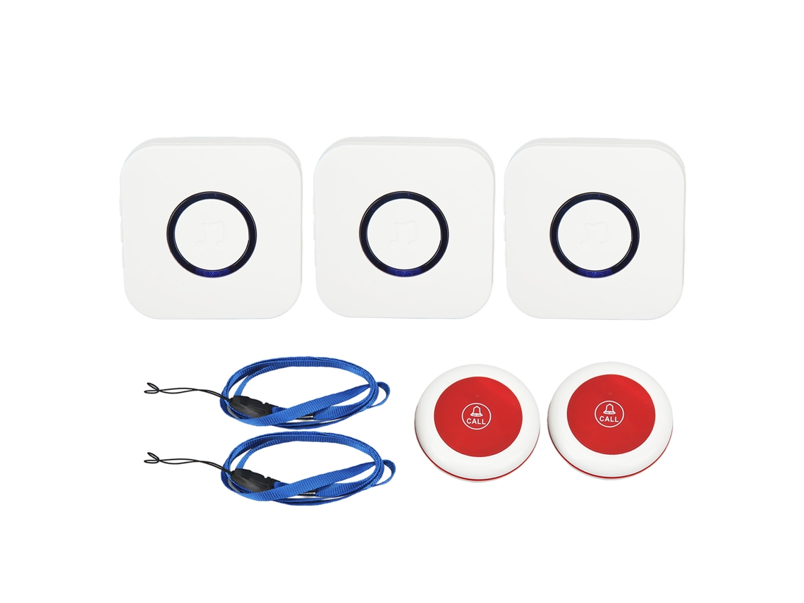 Dispositivo De Chamada Com Botão Para Idosos (chamada Com Um Toque, Wireless De Longo Alcance)