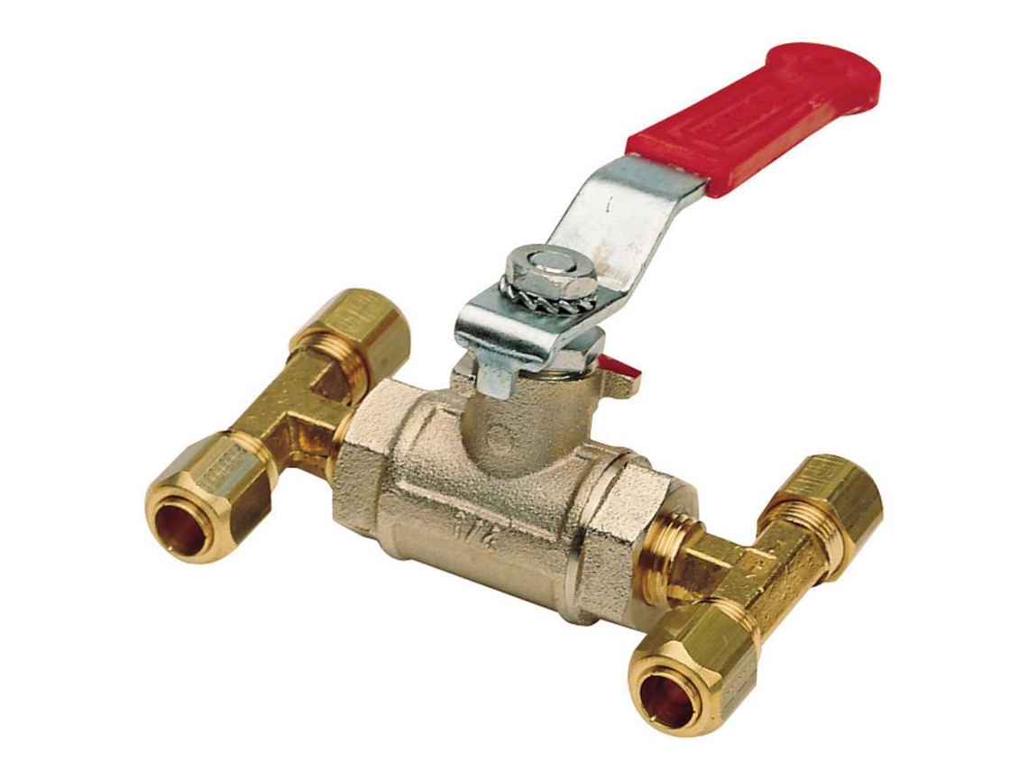 Válvula de Desvio Do Tubo Dourado 10 Mmvetus