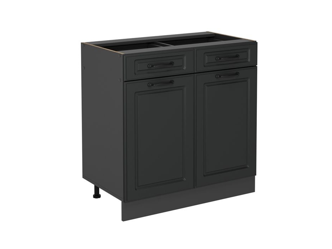 Movel de cozinha R-Line, 80cm sem PT, Antracite camponês, Antracite, Vicco