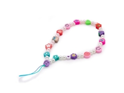 Colgante Cool Universal Smartphone Pulsera Strap Perlas Mix