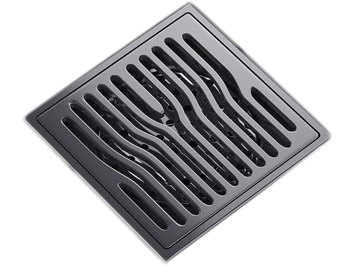 Ralo De Chão Quadrado Linear Com Furo Para Filtro, Em Latão, Para Chuveiro, Varanda, Tampa De Piso, Acessórios Para