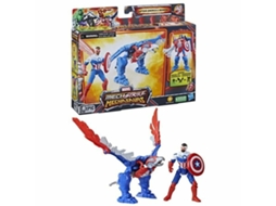 Figuras de Ação MARVEL Mechstrike Mechasaurs: Captain America & Redwing