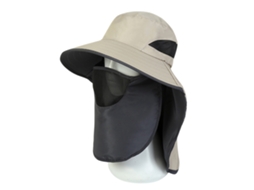 Chapéu Uv com Flap Face e Pesca Unisex