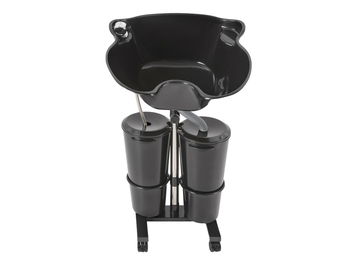 Bacia De Shampoo, Altura Ajustável, Baldes De 10l, Preto