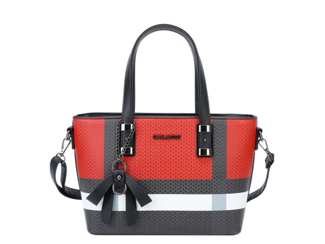 Bolsa Tote Gráfica Feminina Com Laço Decorativo