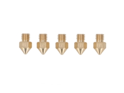 5 Bicos Extruder 3d M6 Latão 0.8mm Para Impressora Cr10 Filamento 1.75mm Hot End