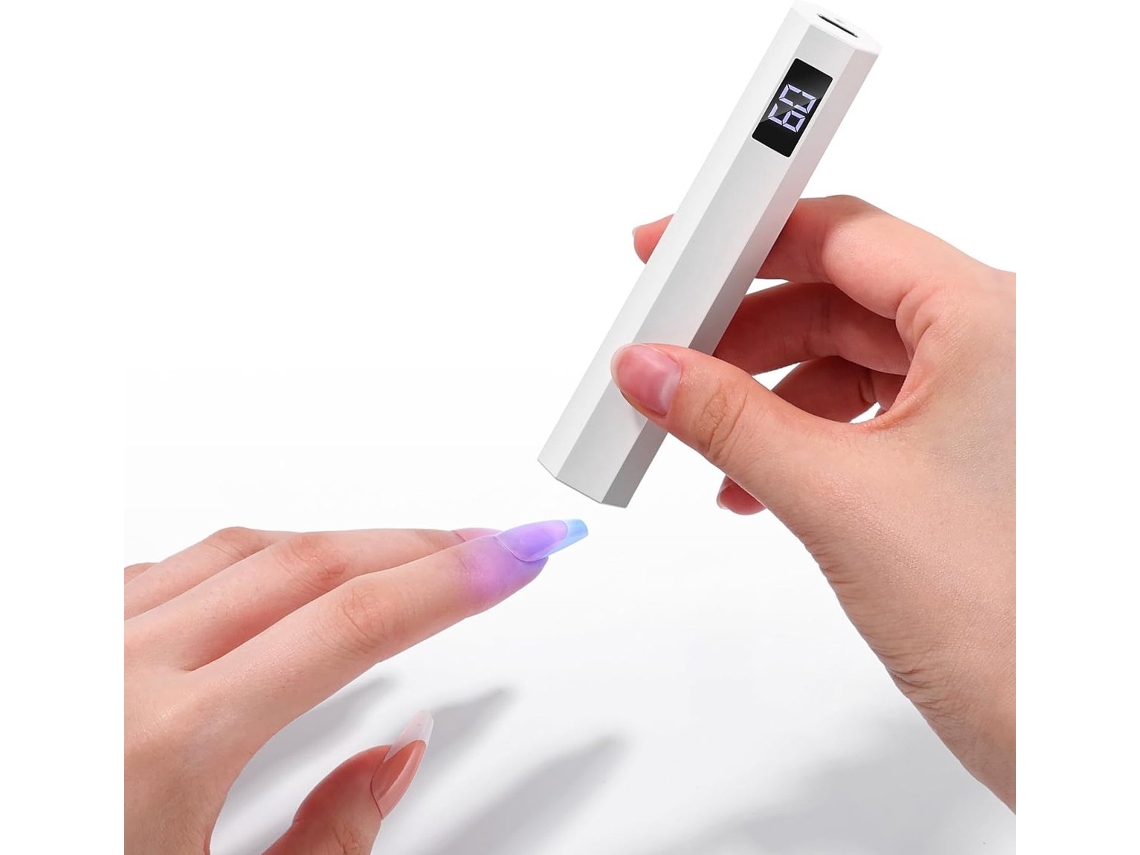 Mini Lâmpada Para Unhas - Secador Portátil De Led Uv Para Unhas Em Gel, Cura Rápida Para Salão De Beleza, Arte Diy, Uso Doméstico, Branco_yu