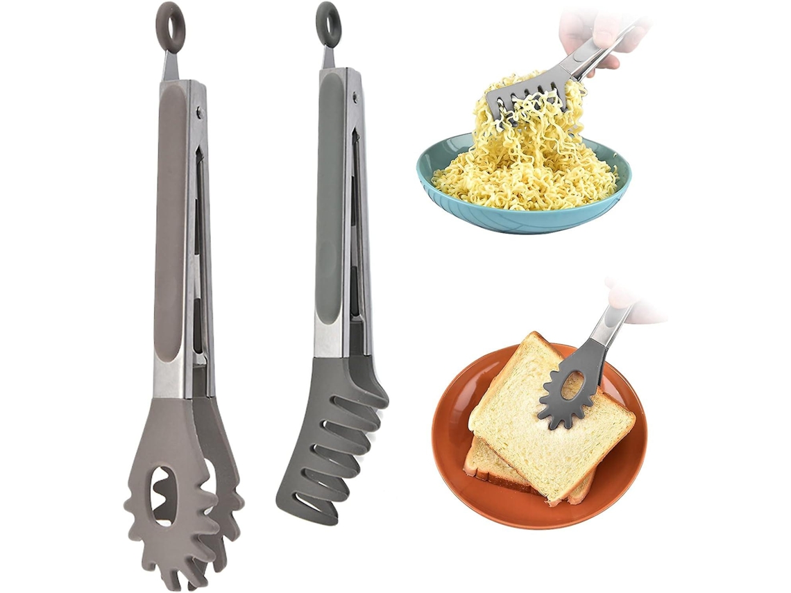 Pinceis para Massa e Churrasco, 2 Peças de Aço Inoxidável Resistente Ao Calor, Ferramentas de Cozinha (cinza)