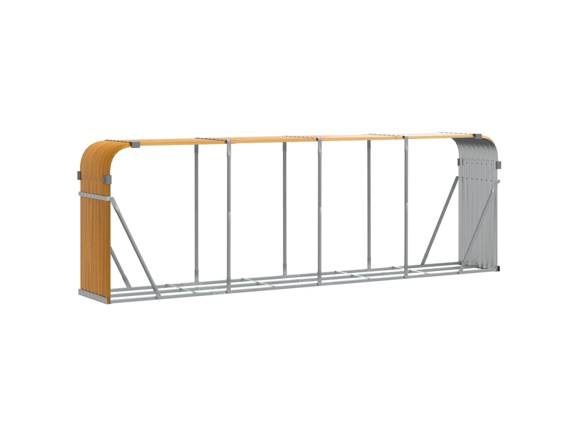 Log Holder, Log Holders Vidaxl Marrom Aço (300 X 45 X 100 Cm)