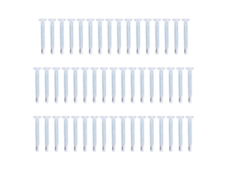 Parafusos Auto-afuradores De Aço Carbono Galvanizados Com Cabeça Chata 4.2x32mm Cruzados 50pcs