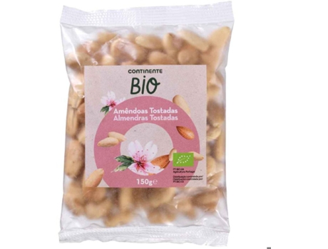 Amêndoa Tostada Sem Pele Biológica CONTINENTE BIO 150 gr