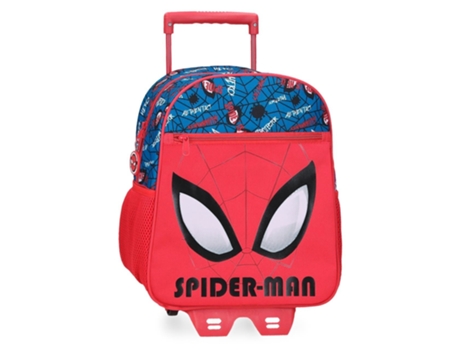 MARVEL Mochila Escolar com Carrinho Poliéster Authentic Vermelho