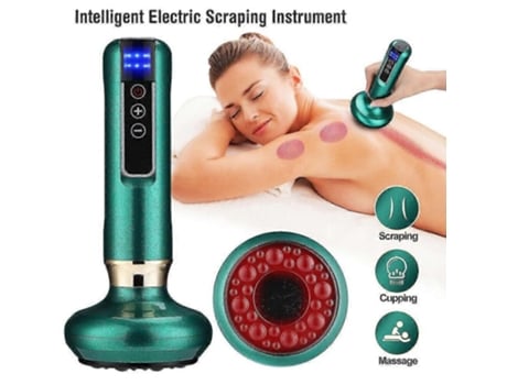 Terapia De Ventosaterapia Elétrica, Massageador De Raspagem, Pescoço, Costas, Corpo, Máquina Gua Sha Xmo