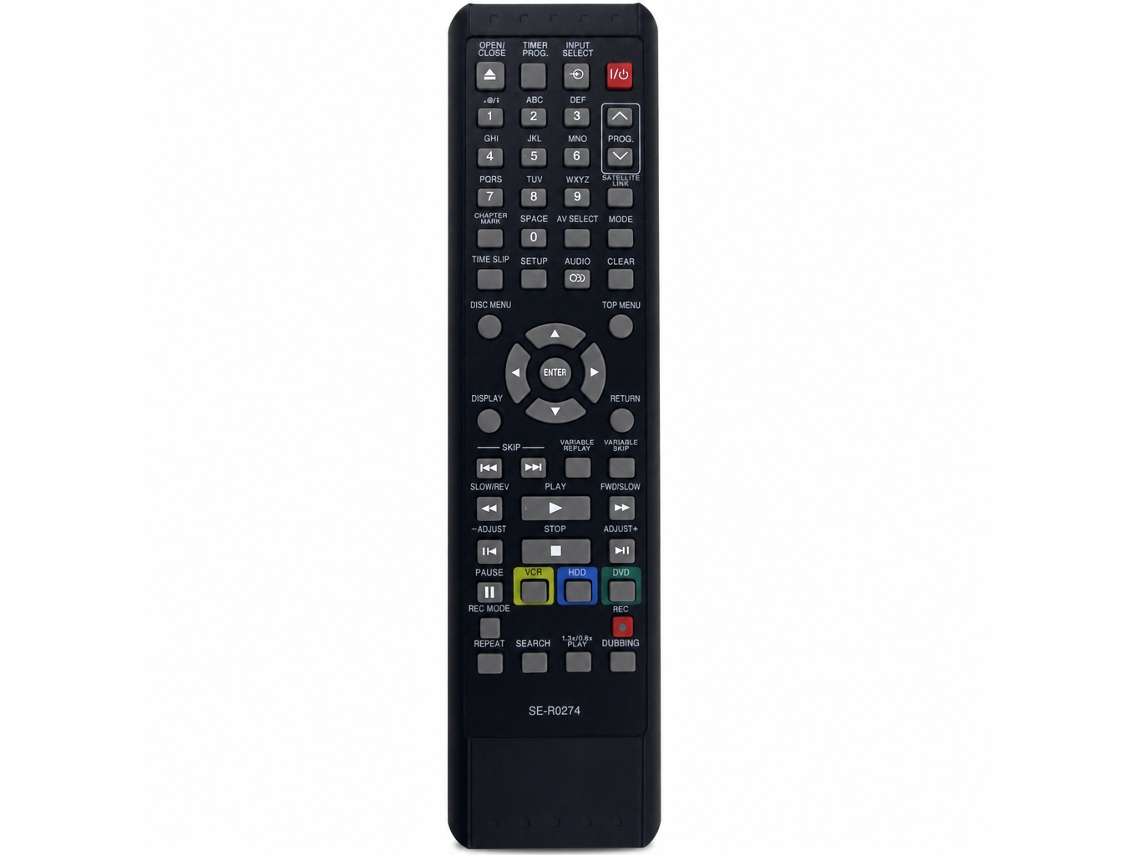 Comando À Distância De Substituição Se-r0274 Compatível Com Leitores E Gravadores Dvd Toshiba