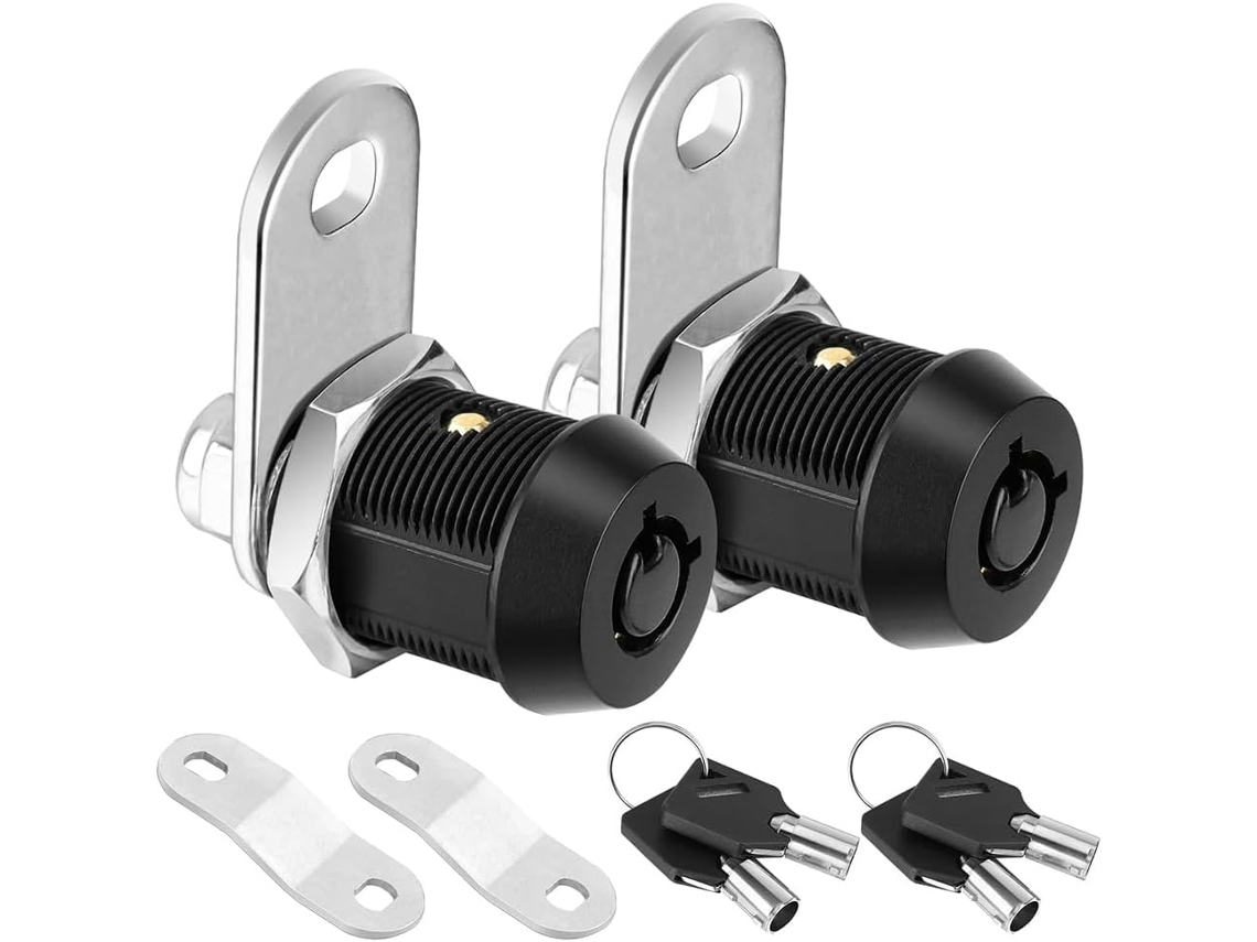 Fechadura De Armário Com Chave, Came Tubular Reforçada 5/8 Polegadas